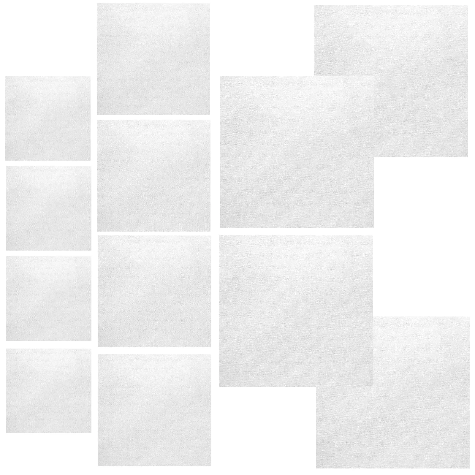 

12pcs Embroidery Cloths Cross Stitch Fabric Soft Cotton Gridding Cloth For Diy Sewing Crafts Embroidery Supplies