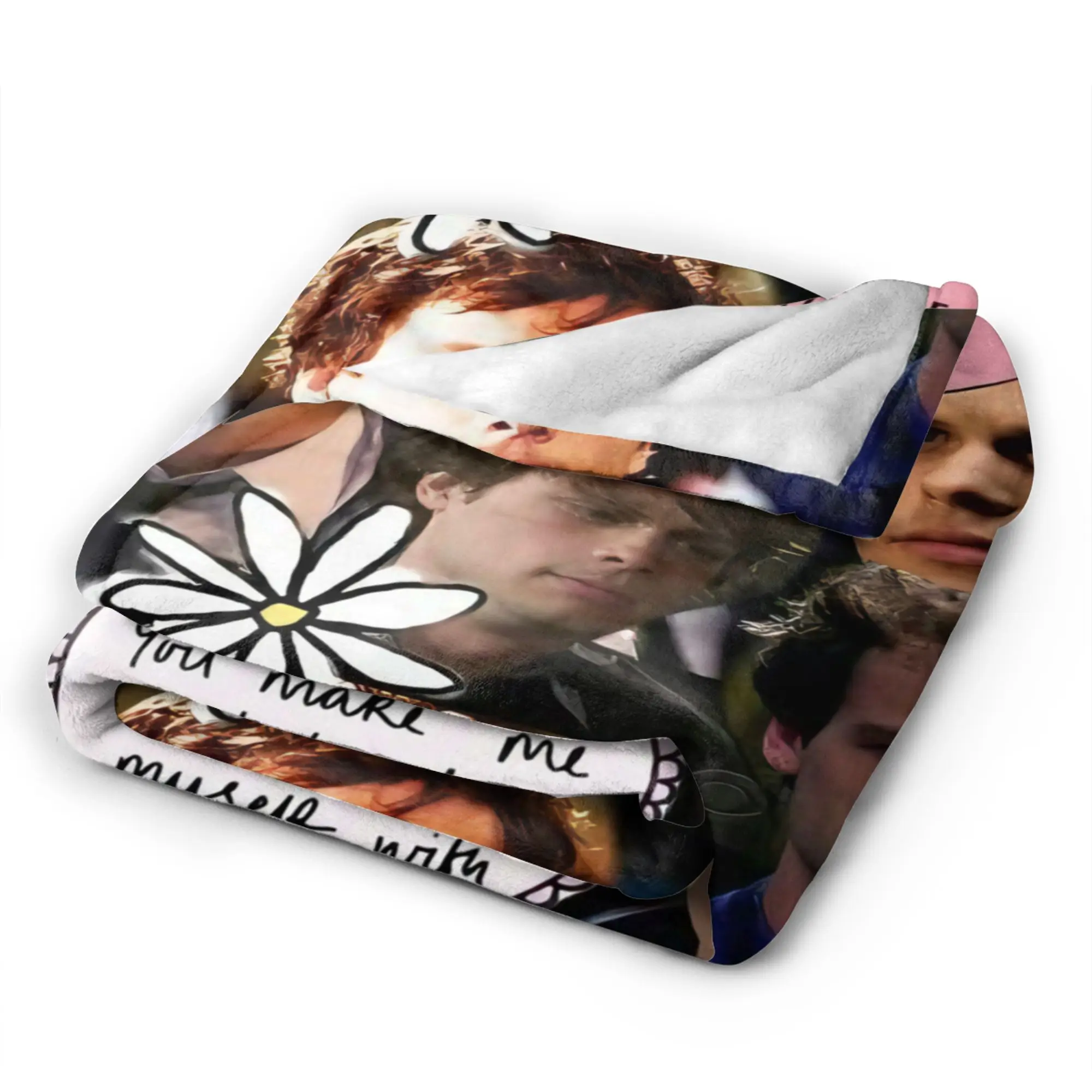 Matthew Gray Gubler Collage Blankets Quality Super Warm  Throw Blanket Winter Kids Outdoor Fashion Bedspread