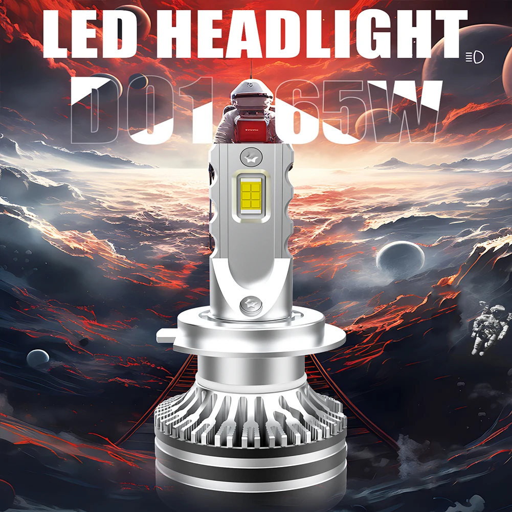 2Pcs H11 Auto LED Lamp Fog Bulb IP68 Waterproof LED Headlight Bulbs 200W 20000LM Car LED Headlight DC 9-16V Fog Lamps