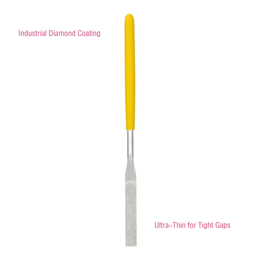 Ultra-Thin Diamond File 0.5/0.8/1mm Thickness 150/200/400/600# Original Gap Grinding Alloy File for Precision Metalworking