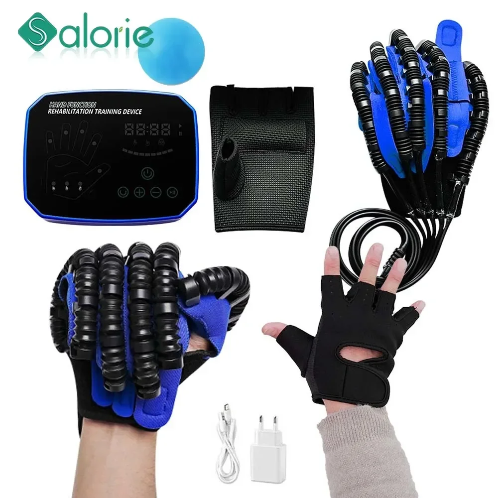 Electric Rehabilitation Robot Gloves Stroke Hemiplegia Cerebral Infarction Trainer Finger Exerciser Hand Function Repair Rehab