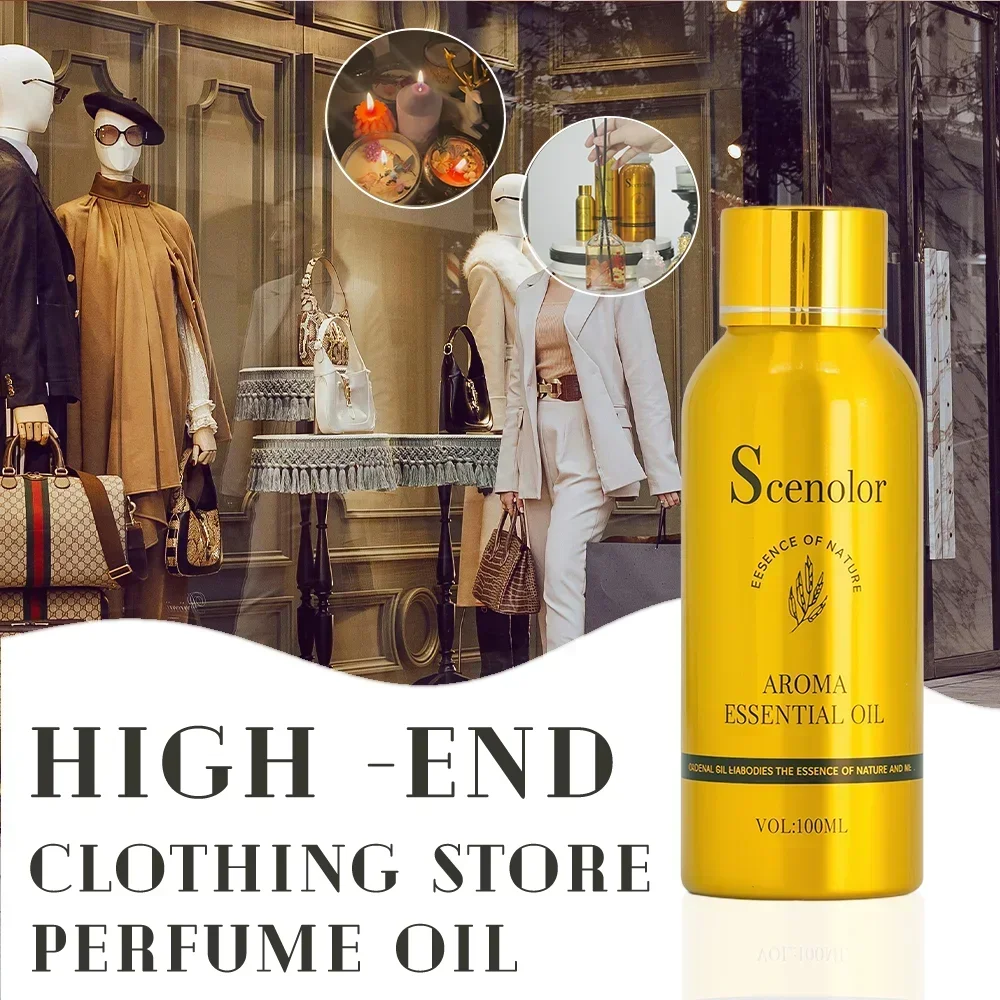 5 Star Hotel 100ml Aroma Essential Oil Perfume Oil High End Clothing Store Fragrance Oil For Aroma Diffuser Air Freshener Diy image 3