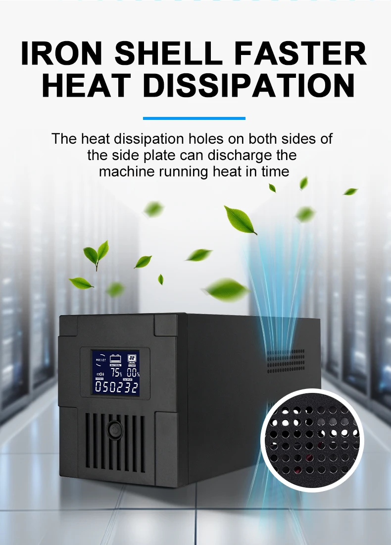 Shanpu Offline UPS Uninterruptible Power Supply 450VA 650VA 850VA 1000VA 1200VA 1500VA 2000VA voor PC Computer Desktop