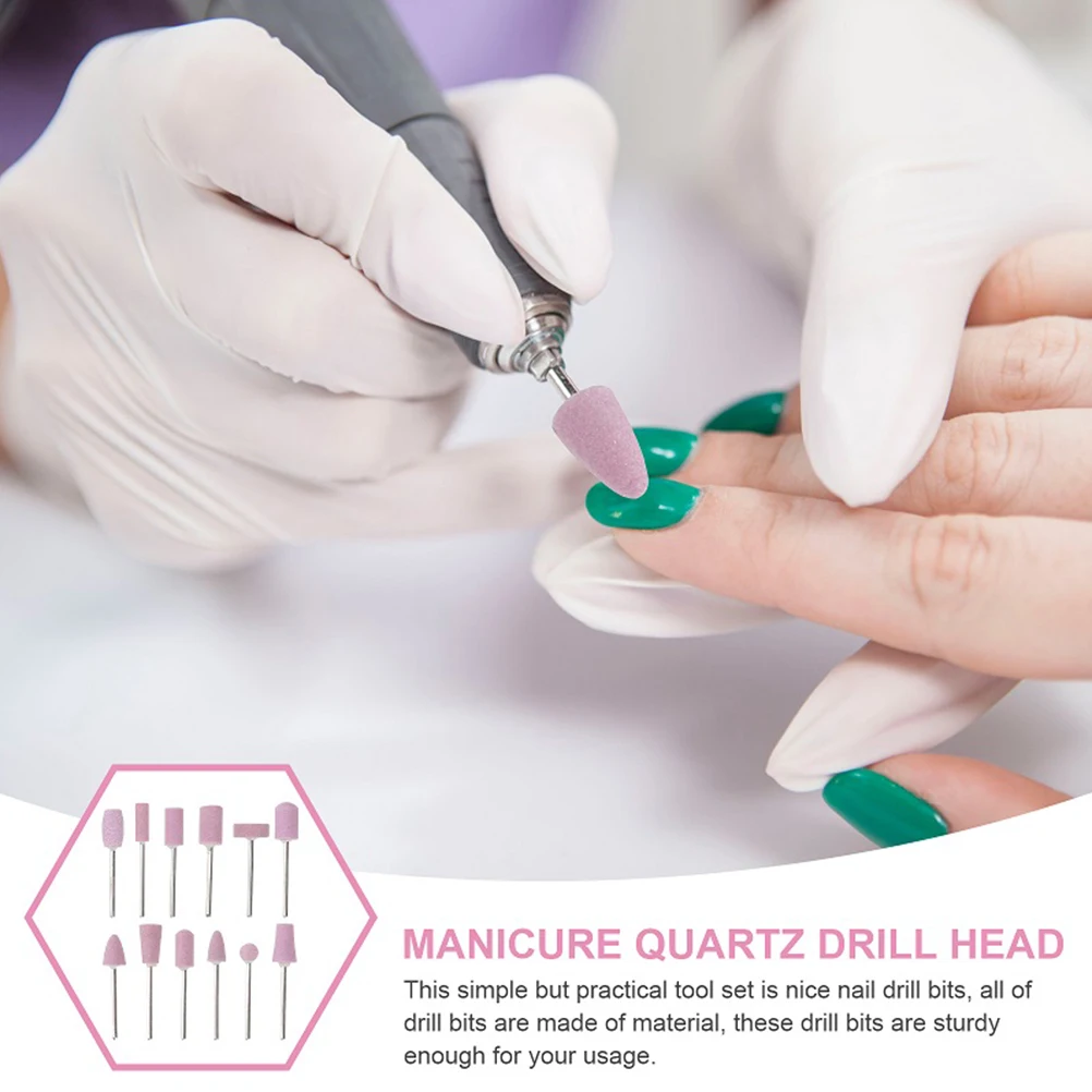 12 Stück Wolle Nagelschleifen Hochwertige glatte Polierköpfe für Maniküre Pediküre Nail Art Shaping Filing Polieren