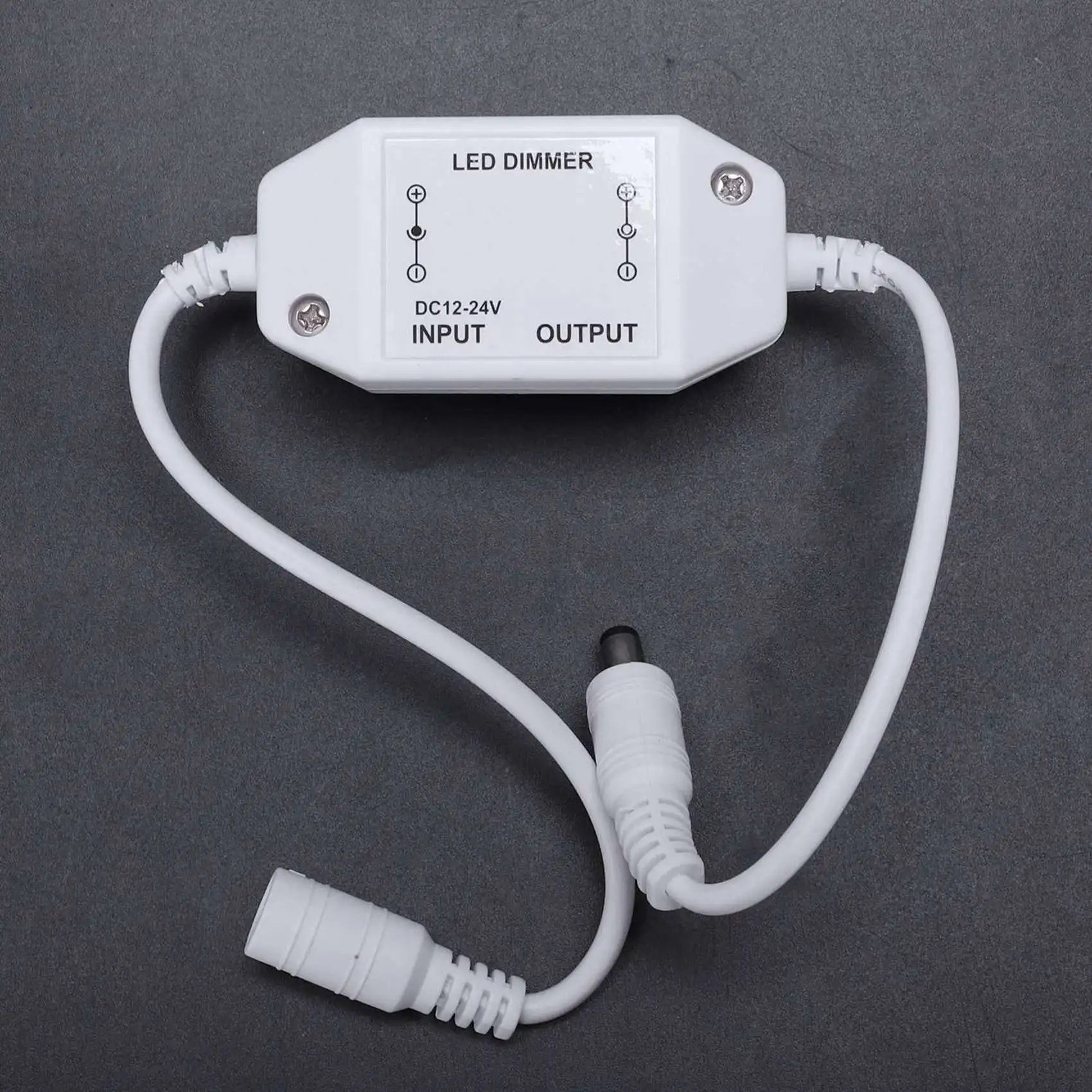 

AA49 2X 12V / 24V 6A LED Dimmer Controller Adjust Brightness For Easy Color Clear, White