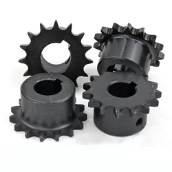 1/2Inch 14-25Teeth Sprocket 08B-1 Industrial Drive Sprocket Carbon Steel Sprocket Keyway Aperture 25-35mm