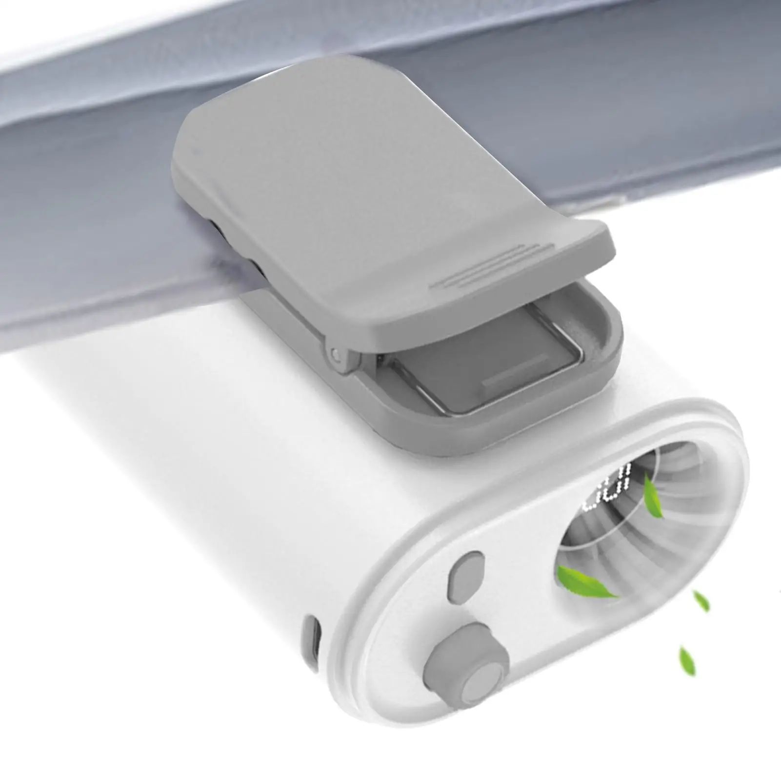 

Мини-портативный вентилятор с креплением на пояс, цифровым дисплеем, перезаряжаемый, с регулируемой скоростью, для использования в помещении и на улице летом