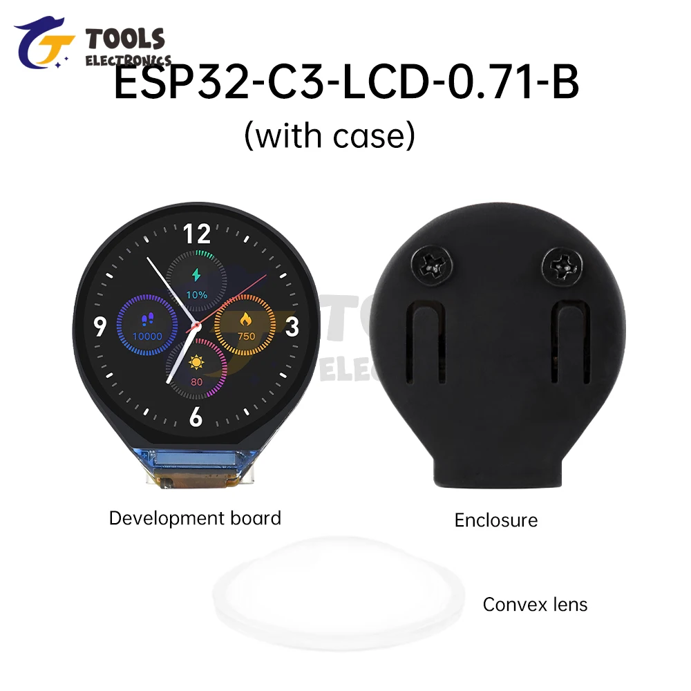 ESP32-C3 0.71 Inch Circular IPS LCD Development Board 160 × 160 Board With a Resolution Based On ESP32-C3