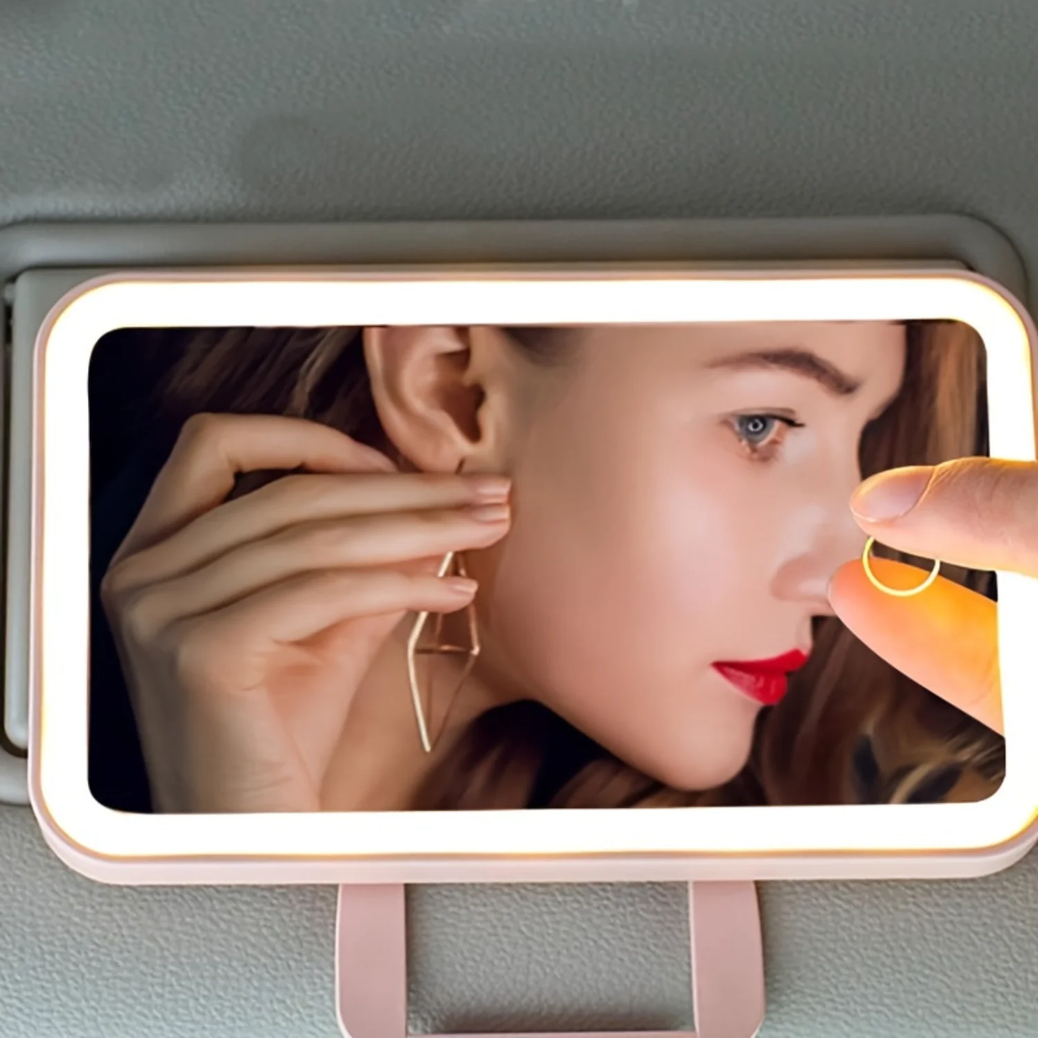 化粧鏡 ライト付き化粧鏡