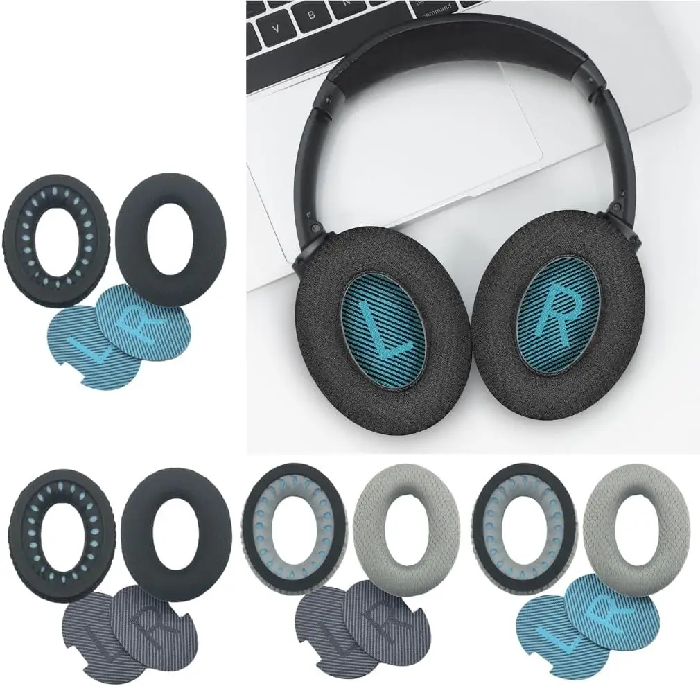 

Earpads Cushion Over Ear Headphones For QC15 QC35 QC2 QC25 AE2 Soundlink2 headset Replacements Comfortable Memory sponge Ear Pad