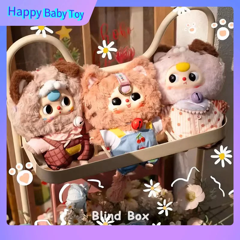 

100%Genuine Baby Three Kitten Wardrobe Series Blind Box Action Figure Cute Vinyl Doll Deco Child Christmas Birthday Girl Gifts