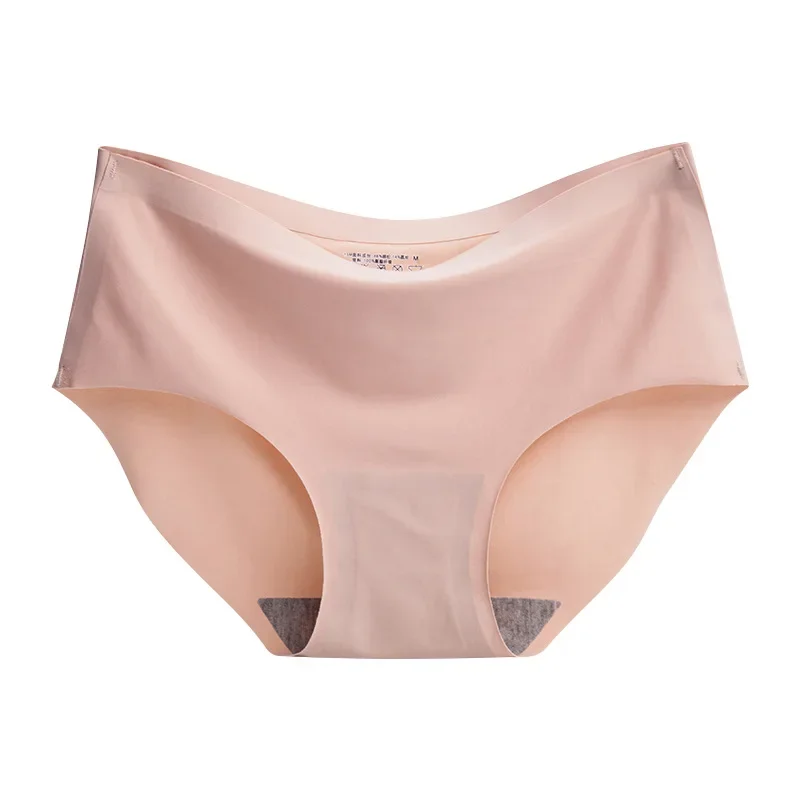 Damen sexy Höschen Damen Unterwäsche weibliche nahtlose Eis Seide feste Slips Mitte der Taille bequeme atmungsaktive G-String