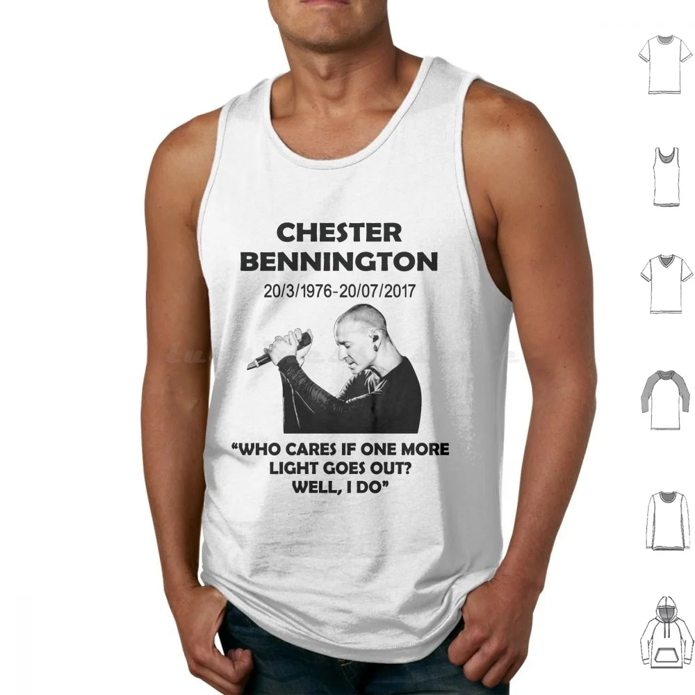 Chéstér 2031976 20072017 Who Cares If One More Light Goes Out Well I Do #bénníngton Gift Tee For Men Women Love White T Shirt