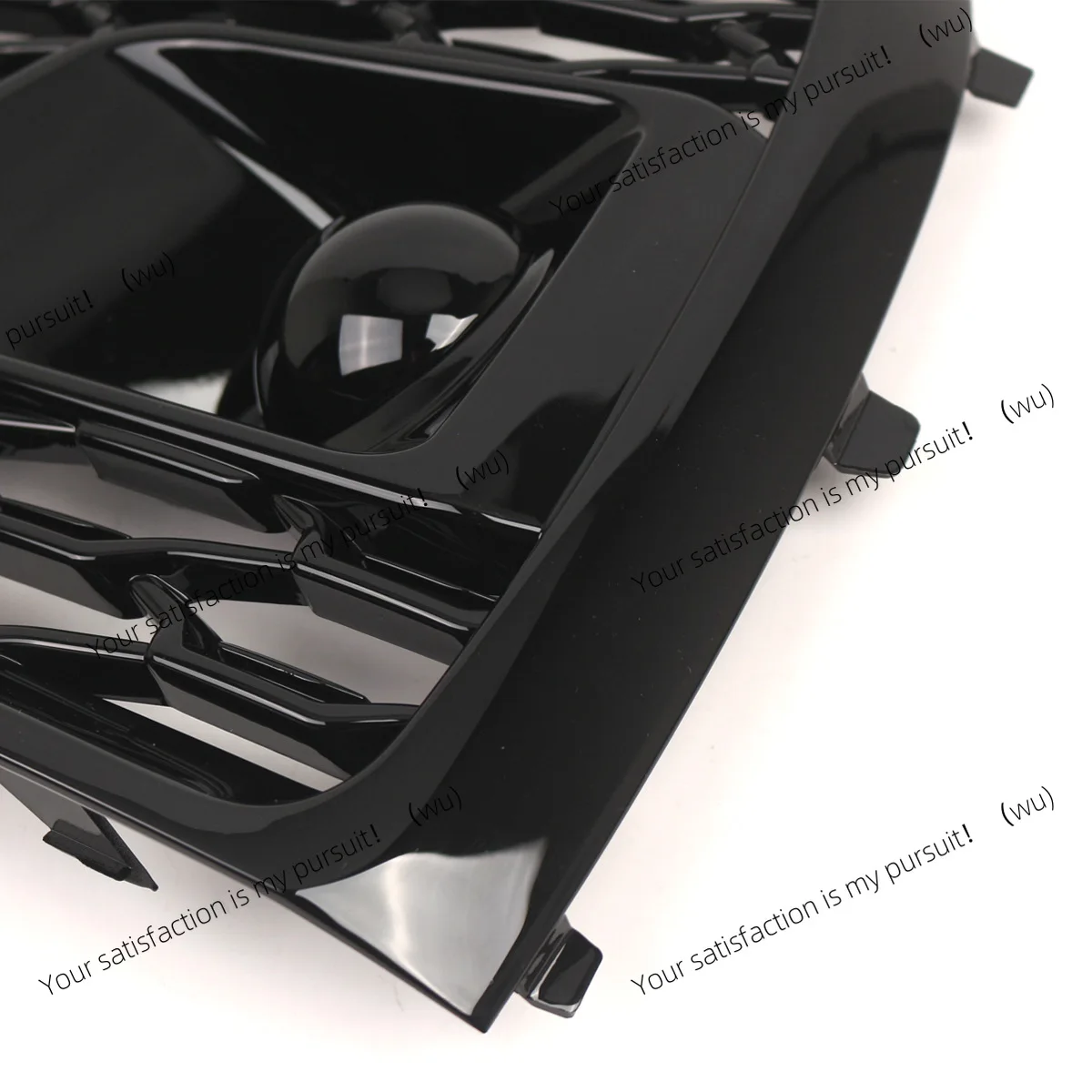 Suitable for Audi Q5 car modification RSQ5 fog light frame 21-24 years SQ5 front bar honeycomb ACC lower mesh cover