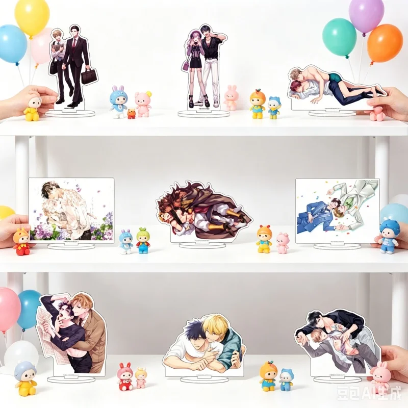B-Boy P! 6th Anniversary POP UP STORE in Marui Acrylic Figure BL Acrylic Stand Desktop Decoration Satoshi Yamamoto Keychain 15CM