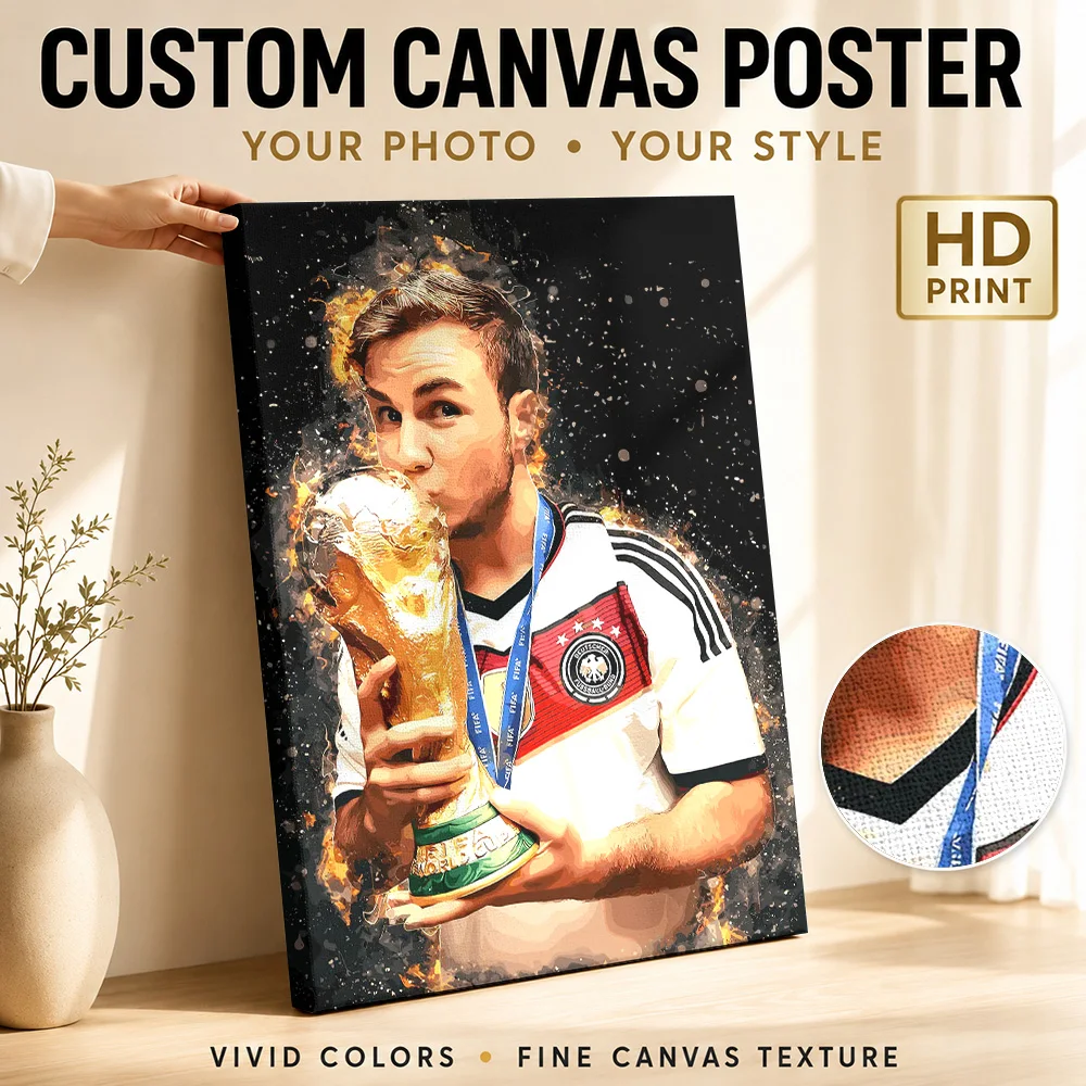 Willian Soccer Tribute Canvas Painting Poster Monochrome Wall Decor With Personalized Photo For Home Gym Ideal Supporter Gift