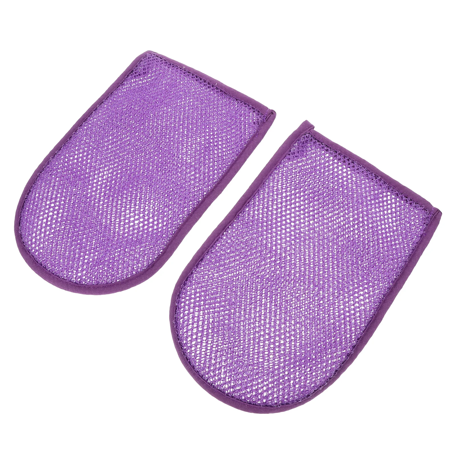 Mitaines extensibles en nylon pour hommes, serviette de bain, gants de bain, épurateur corporel, 2 pièces