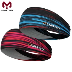 2 PCS Sport Elastic Headband Sweatband Running Yoga Gym Tennis Golf Sweat Bandage Hairband Headwear Hair Accessories Men Women