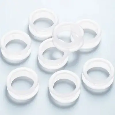 

8pcs Pet Shears Finger Rings Silicone Scissor Protective Covers Comfortable Anti-Skid For Dogs Grooming Hair Cutting