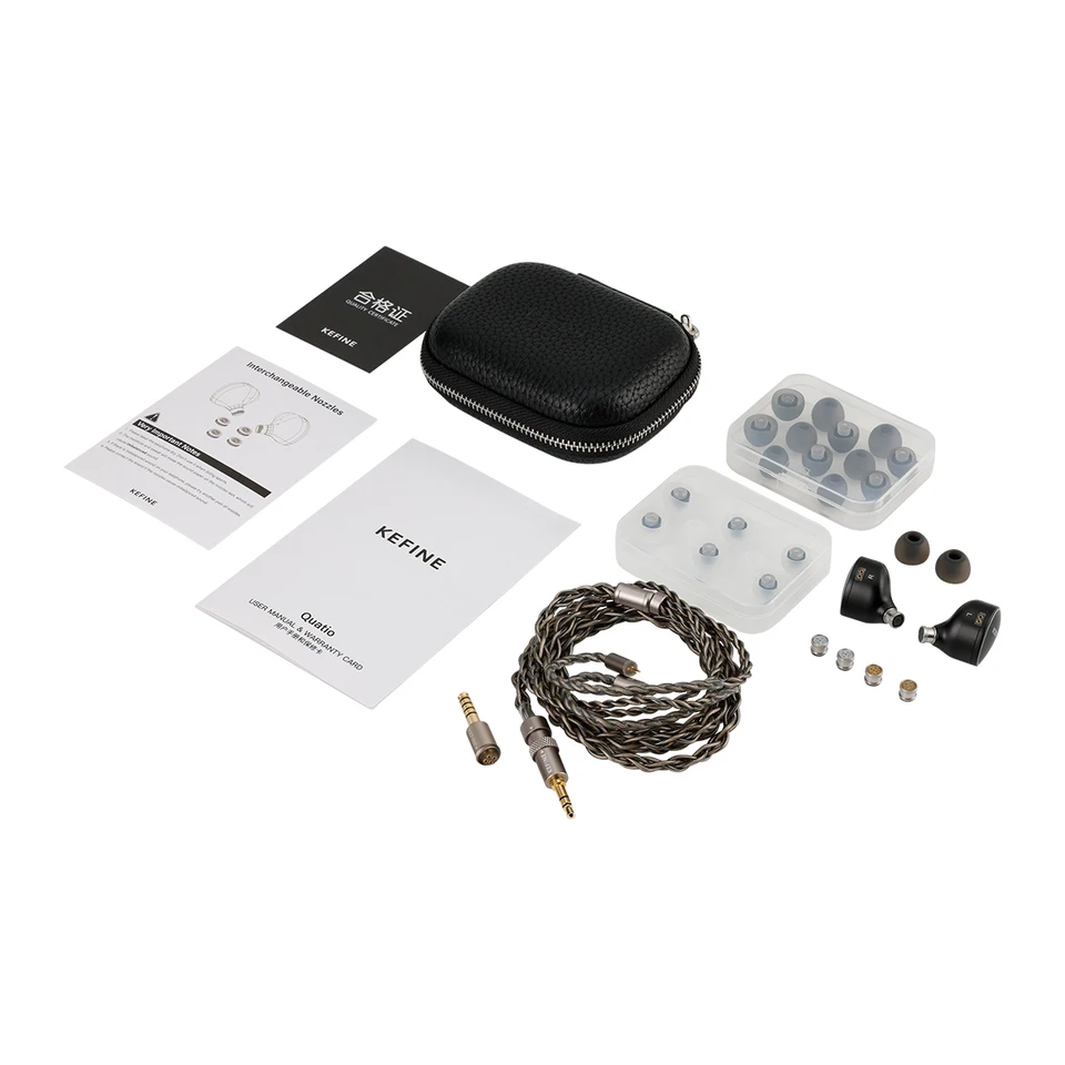 イヤホン KEFINE Quatio 2DD + 2BA Hybrid IEM Kefine Quatio | 2DD + 2BA Hybrid Earphone – Linsoul Audio