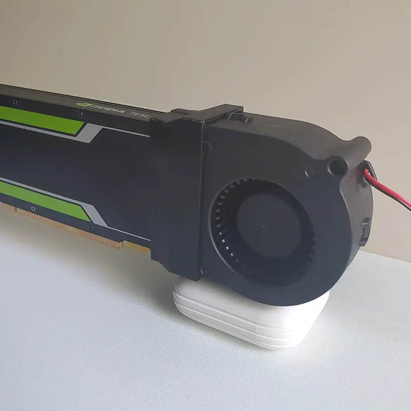 for Tesla P4/M4/T4 Active Silent Turbo Modified Cooling Fan, 6cm Fan, 3D Printed
