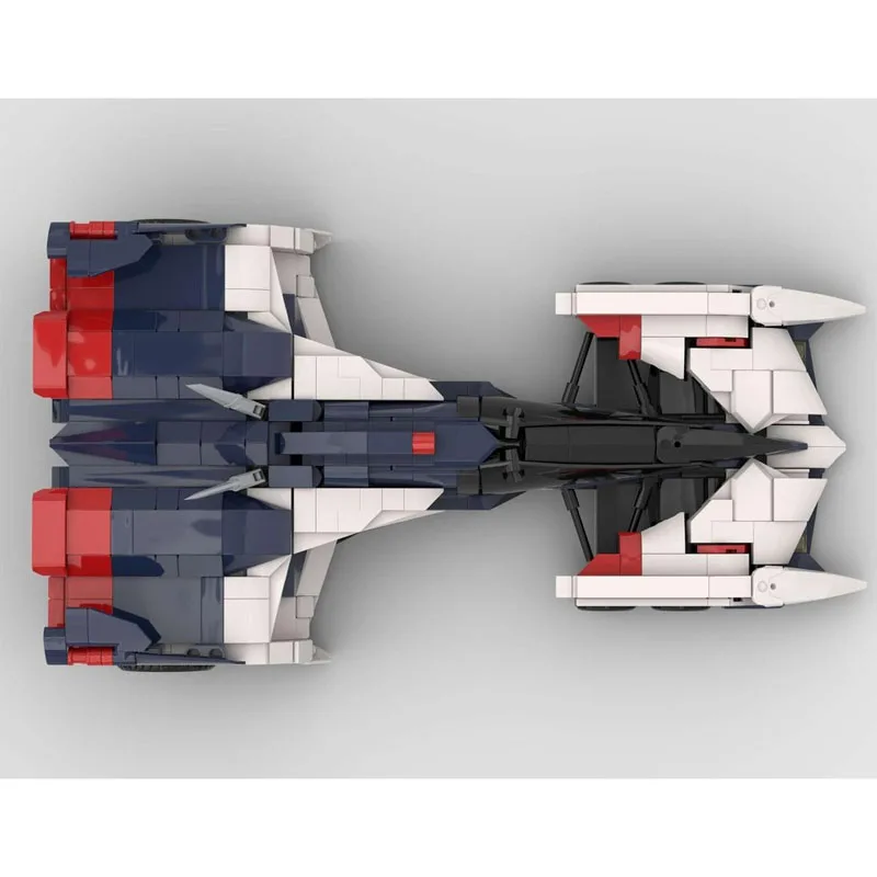 

MOC-194828 Модель строительного блока гоночного автомобиля City Classic Formula, 8731 деталей, игрушка на день рождения и Рождество для мальчиков и детей