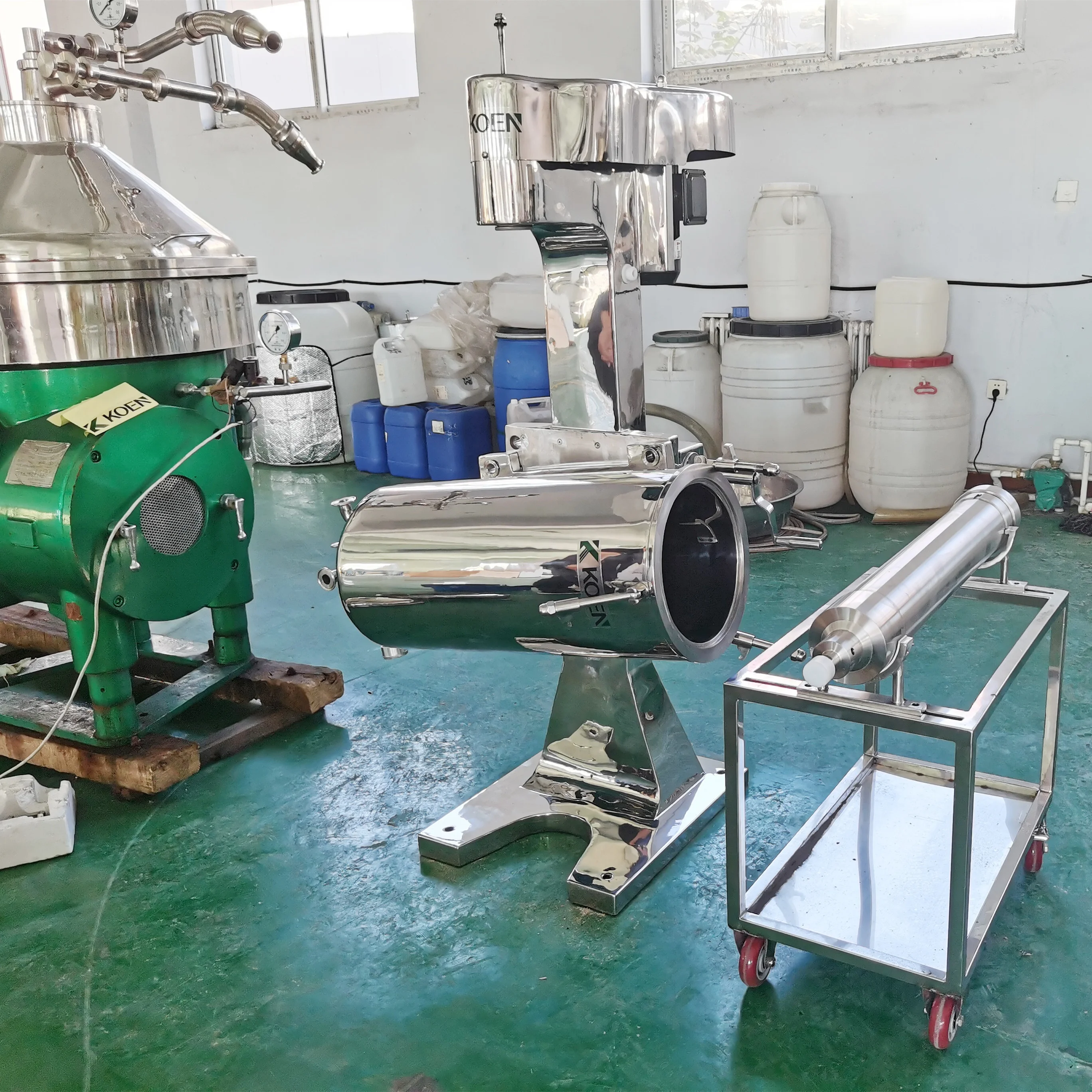 High Speed GQ105J Bacteria Tubular Centrifuge Separator