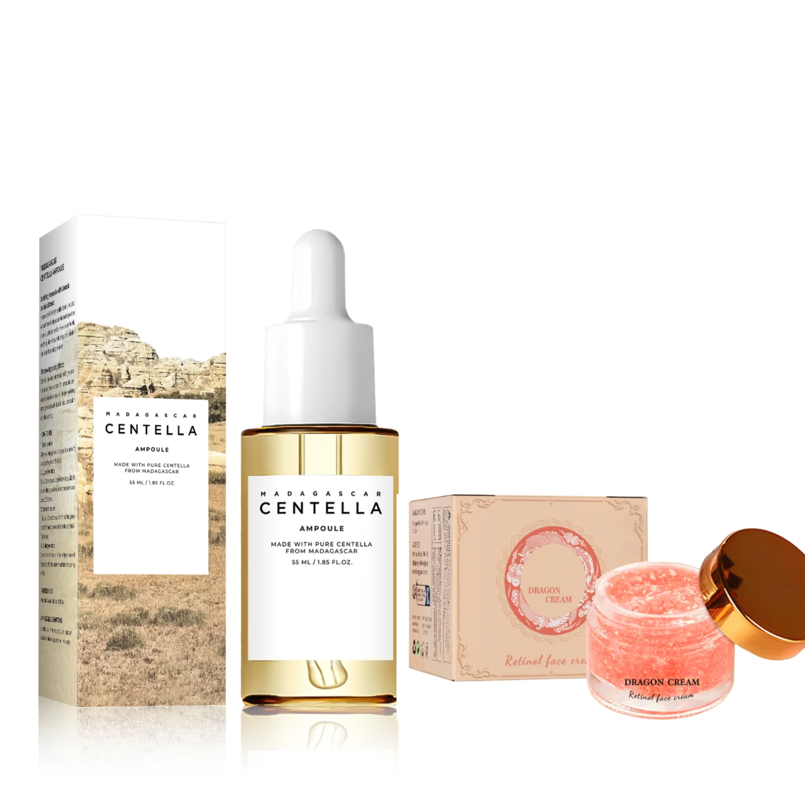 Sensitives Hautpflege-Komfortserum 55ml - Madagaskar-Centella-Formel beruhigt, pflegt & spendet intensive Feuchtigkeit für die tägliche Hautpflege.