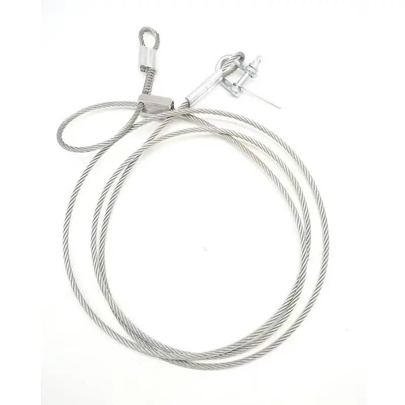 1PC Stronger Spring For the Wild Boar Trap Replacement With Nuts Wire Rope Dia 4mm