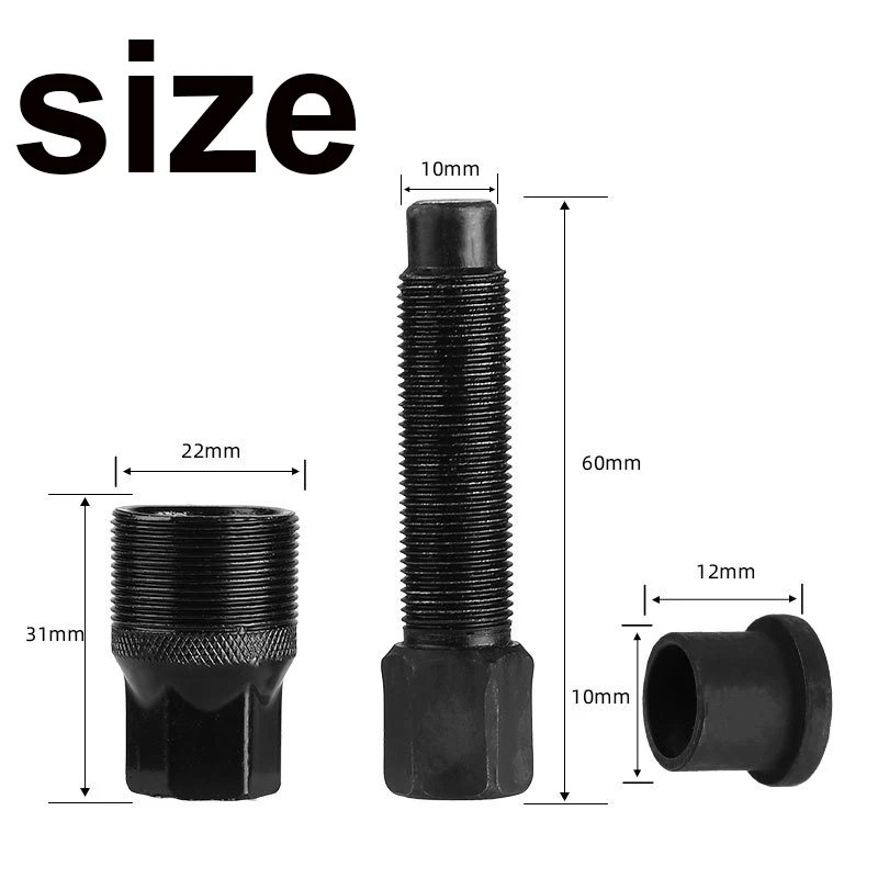 1Pc Bicycle Crankset Puller Crank Arm Puller Remover Bike Tools MTB Mountain Crank Extractor Bicycle Carbon Steel Repair Tool