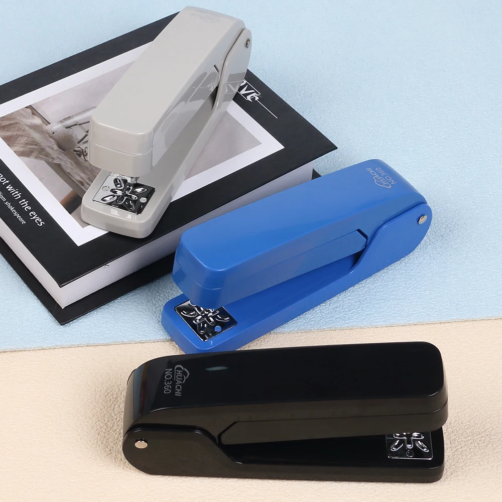 360-Degree Rotate Stapler Business Office Stationery School Classroom Bookbinding Supplies Stapler 25 Sheets Of Paper Capacity