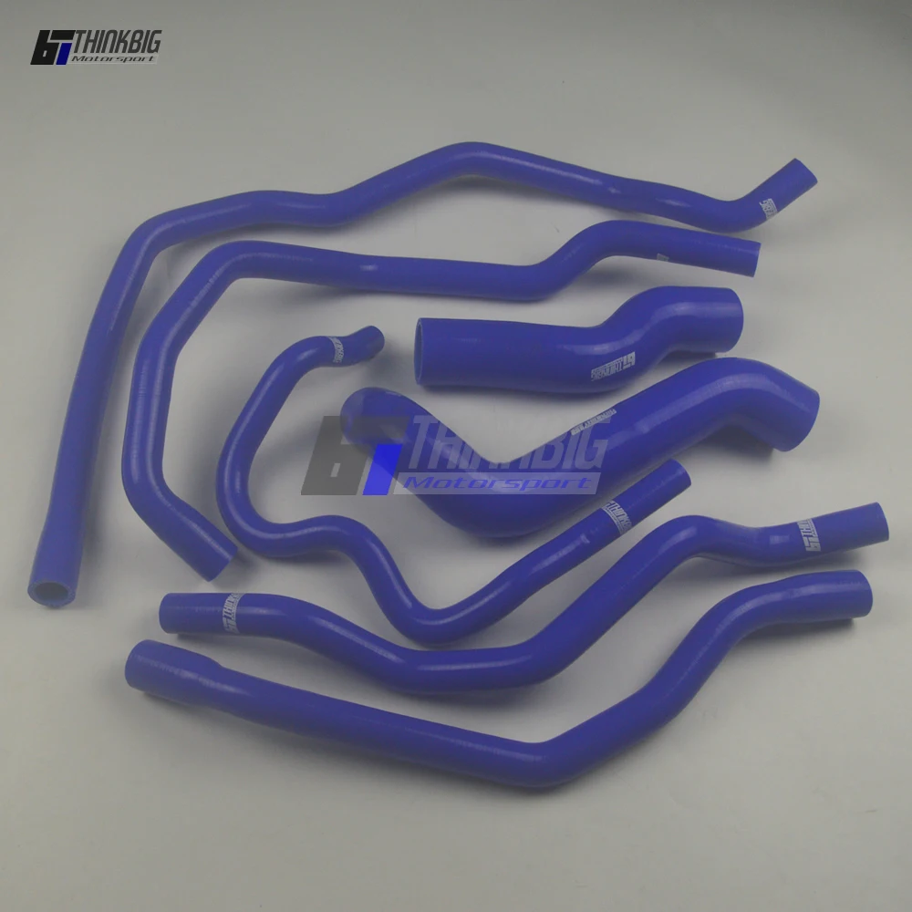 Zestaw silikonowych węży chłodnicy do BMW E46 320i/323i/325i/328i/330i M52/M54 (1997-2006) (7 szt.)