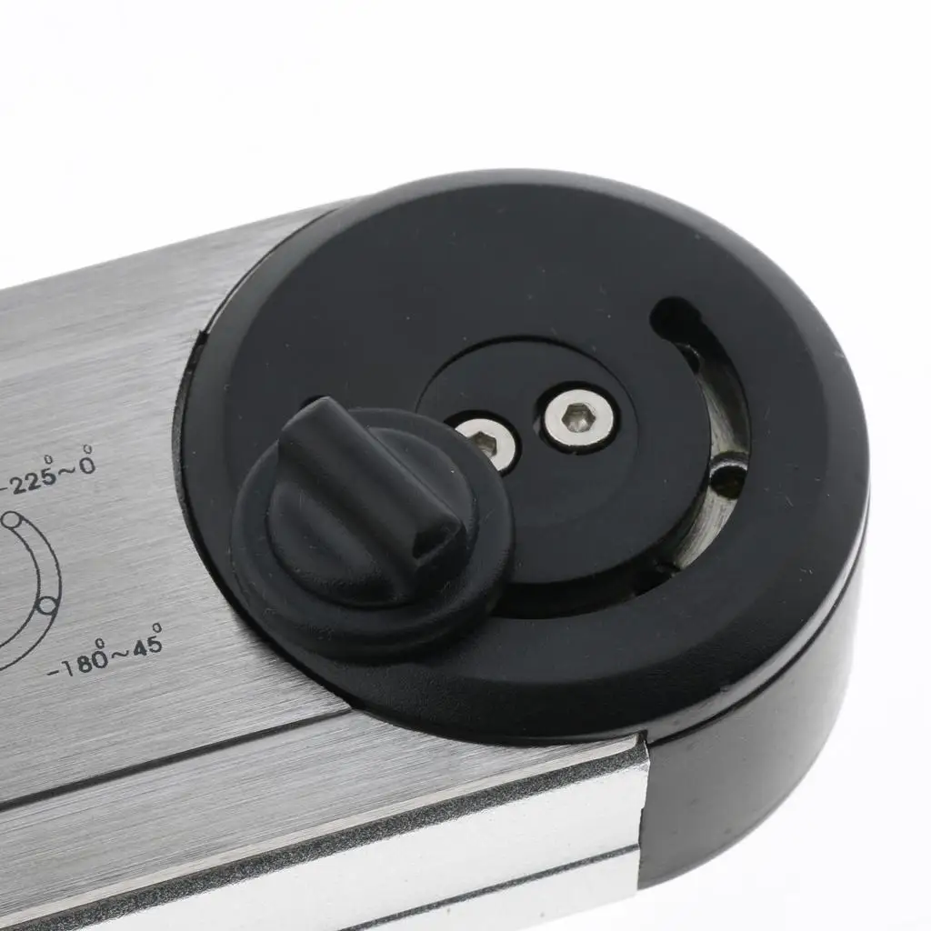 0 درجة الرقمية LCD المنقلة المعدنية مقياس الزوايا الإلكترونية زاوية مكتشف #6