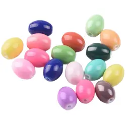 Perles d'Espacement en Verre Opaque Revêtu de Forme Ovale, 8x6mm, 11x8mm, Vente en Gros, pour Travaux Manuels et Joaillerie