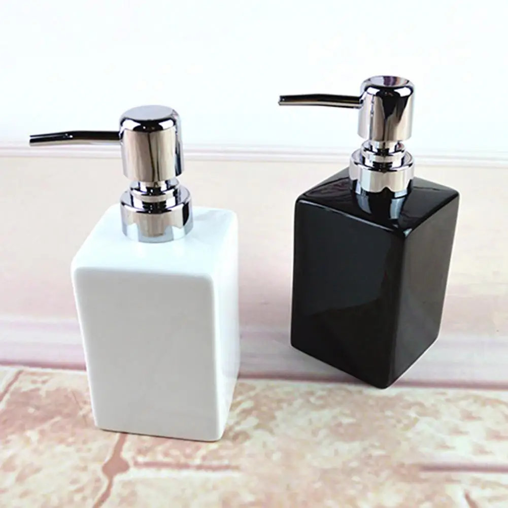 Refillable Soap Bottle Liquid Dispenser Home Dispenser Pump Ceramic Bottle Hand Sanitizer Organizer Bathroom for accessories