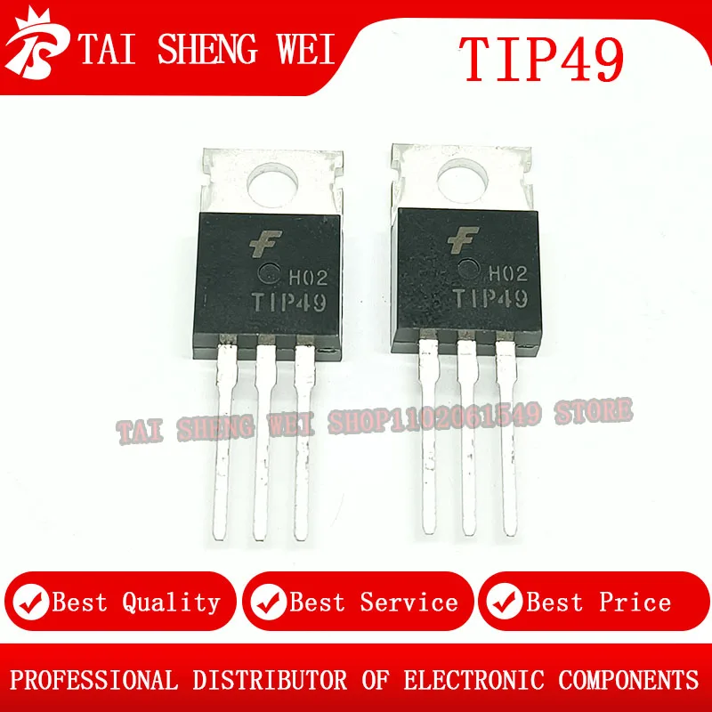 

10pcs TIP49 TO-220 350V 1A New Original