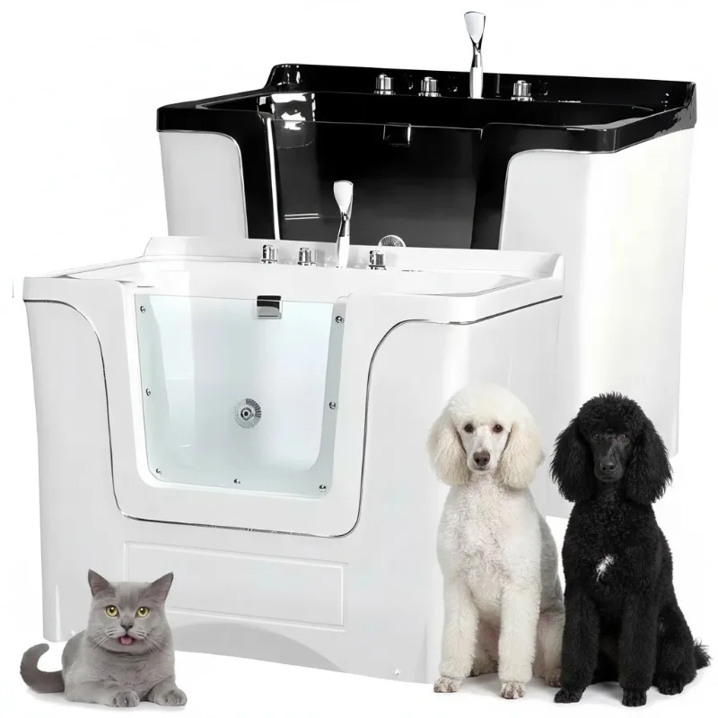 Acrylic Medical Luxury Dog Spa Bathtub Milky SPA Cats Bathtub Eco-Friendly Pet Bath Pool for Grooming for Bathroom Use