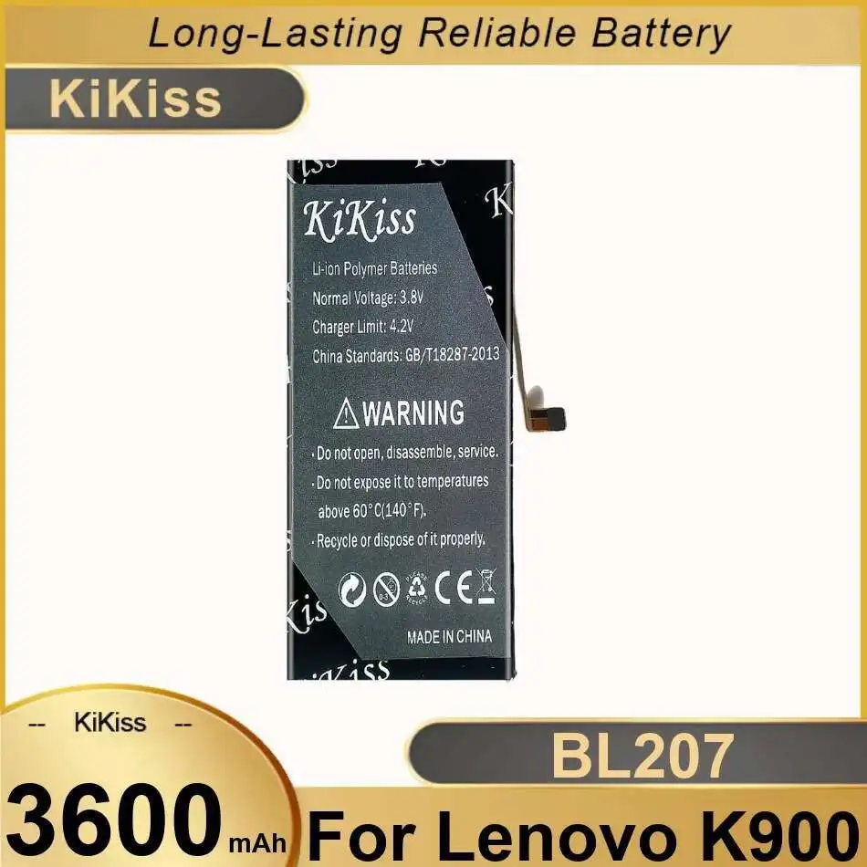 

Аккумулятор мобильного телефона Lenovo K900, стабильный 3600 мАч BL207