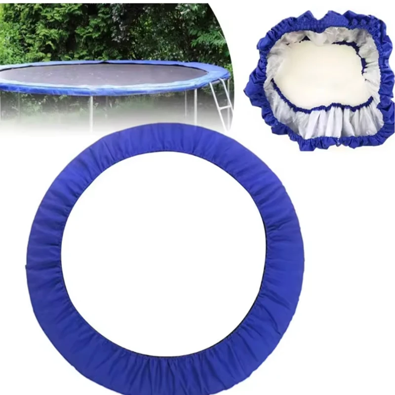 1pc Trampoline Jumping Bed Large Outer Cover Protective Pad Protective Cover Sponge Spring Pad Bumper Enclosure Enclosures