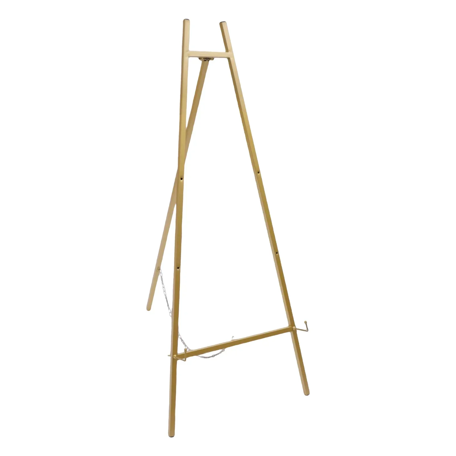 2Pcs Portable Tall Steel Pipe Holder Wedding Easel Stand For Weddings, Decorative Displays, Welcome Signs