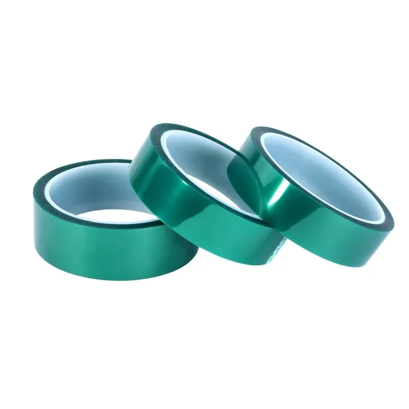Width 3mm ~ 100mm Green Heat Resistant PCB Solder SMT Plating Shield Insulation Protection PET Film Tape High Temperature Sealer