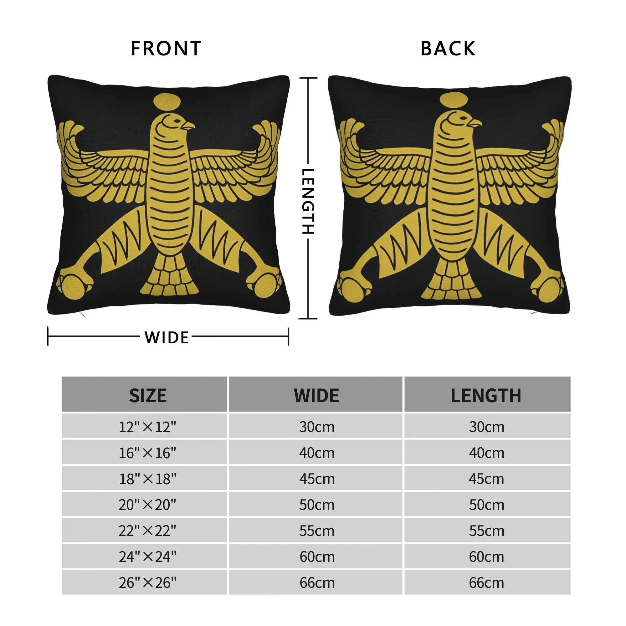 Pillow Case Persian Cyrus the Great Ancient Achaemenid Empire Symbol Comfy Pillow Cover For Office Car Home Decor Pillowcases