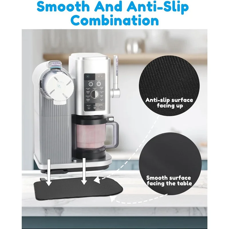 B89B-Sliding Pad For Ninja NC700 NC701 Ice Cream Maker Quickly Slide Ice Cream Maker On Table Ice Cream Accessories
