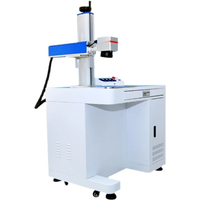 

Marking machine 100W metal stainless steel aluminum label nameplate plastic handheld desktop engraving automatic vision