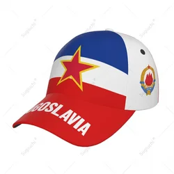 Unisex Yugoslavia Flag Adult Baseball Cap Patriotic Hat for Baseball Soccer Fans Men Women