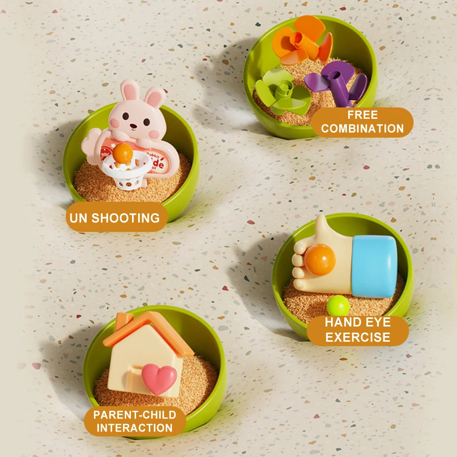 ของเล่นลูกบอลดรอปมอนเตสซอรี่เหมาะเป็นของขวัญสําหรับเด็กอายุ 1-3 ปี มันคือหอบอลหมุนได้สําหรับเด็กทารก