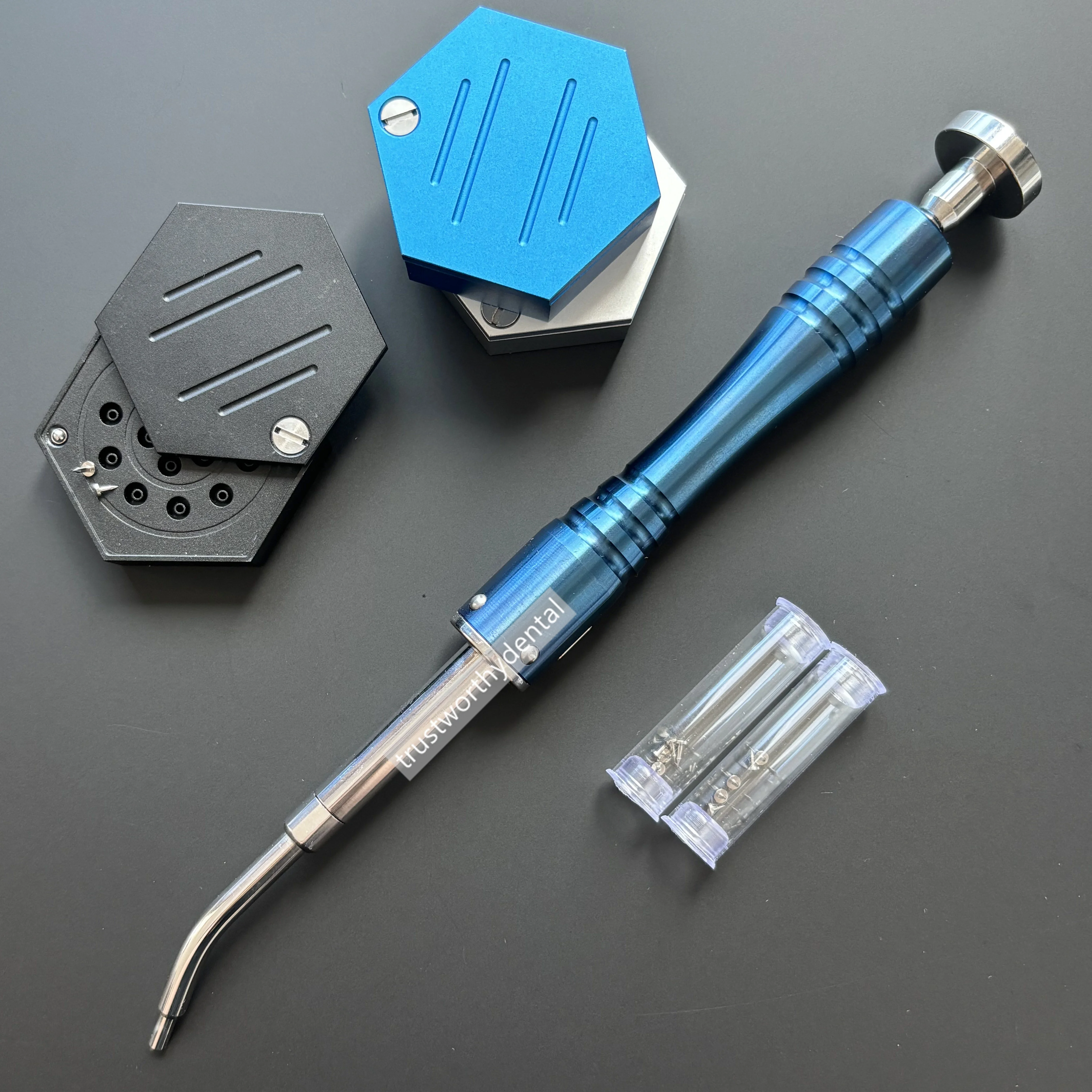 Dental GBR Bone TAC Pins Gun Titanium Tacks Membrane Guide Automatic Tacs Gun Fits MCTBIO