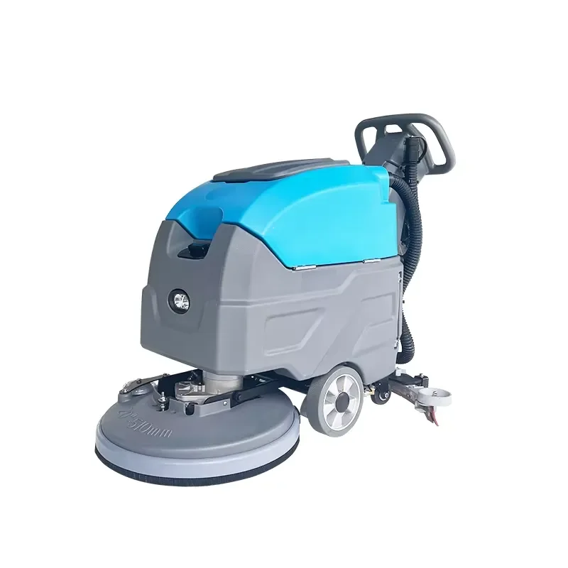 New SJ45B 45L Commercial Industrial Vacuum Scrubber Machine Walk Behind Single Disc Floor Scrubbers Dryer