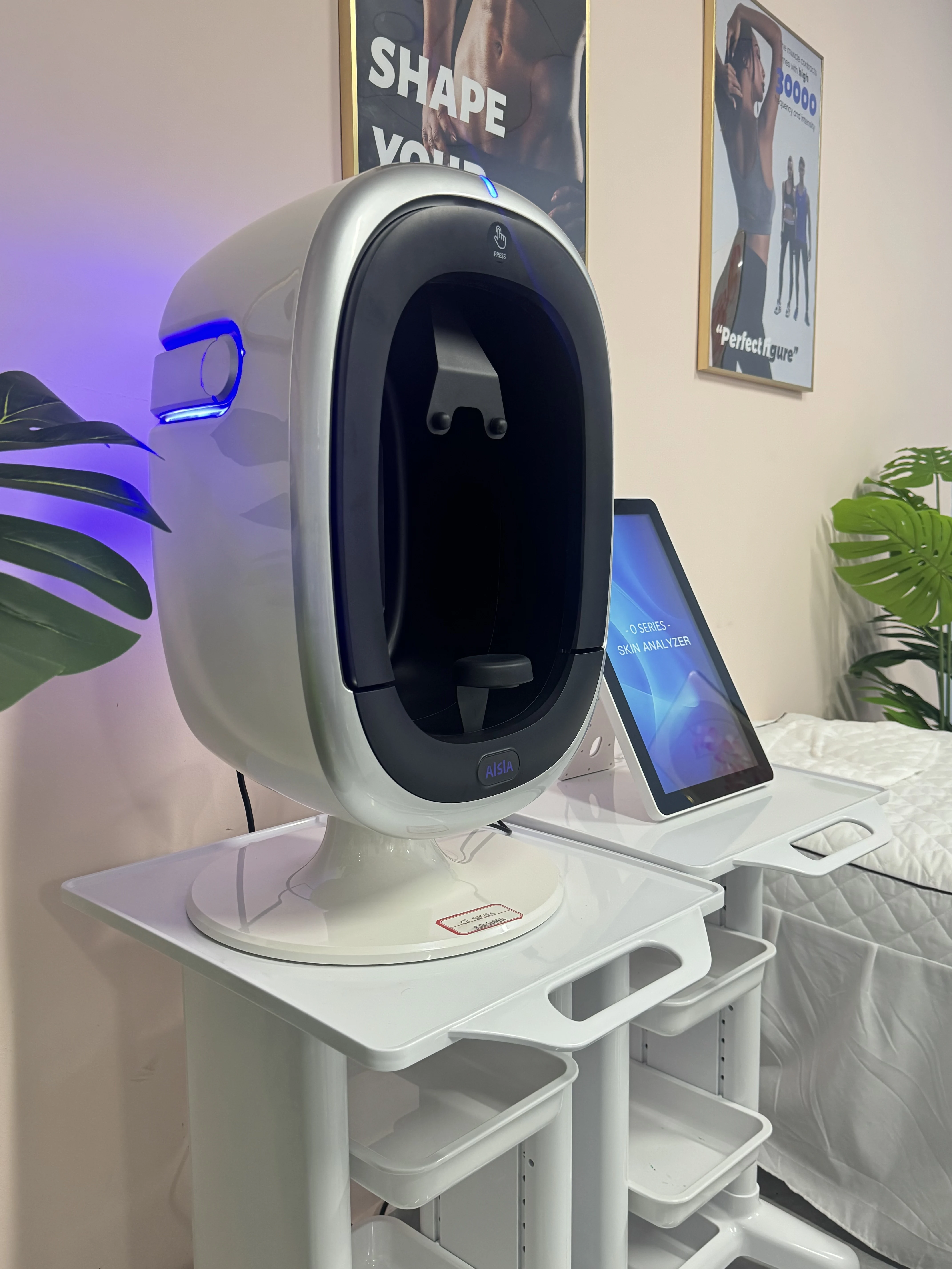 New Arrivals Facial Automatic Smart Intelligent Digital Facial 3d Ai Face Analysis Diagnosis Device  Skin Analyzer Machine