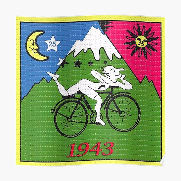 Lsd 1943 ألبرت هوفمان ملصق المنزل صورة الجدار الديكور طباعة غرفة ديكور اللوحة خمر مضحك جدارية الفن الحديث لا الإطار